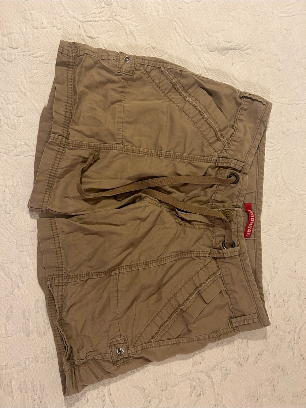 Unionbay Women's Cargo Shorts Size 7 Brown 100% cotton